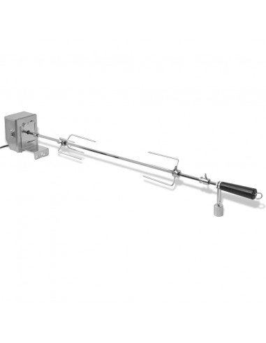 Spiedo con Motore Professionale in Acciaio 900 mm