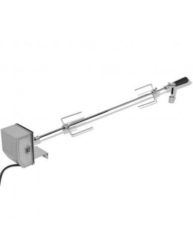 Spiedo professionale con motore in acciaio 1200 mm