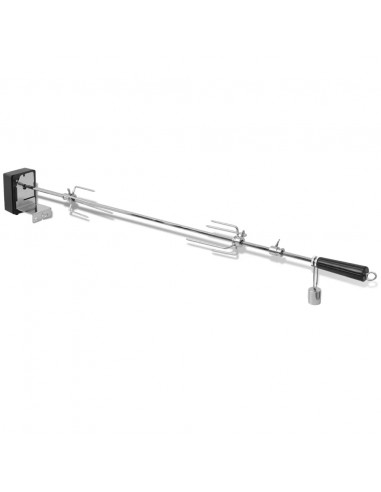 Spiedo motorizzato da rosticceria in acciaio 1000 mm