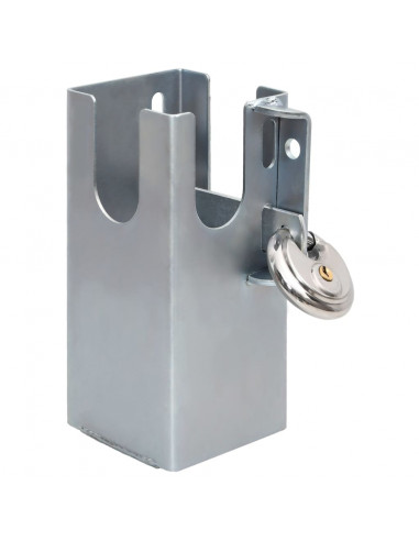 Lucchetto Argento 11x11x23,5 cm Acciaio