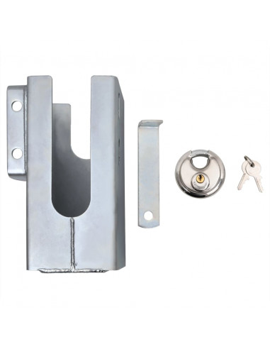 Lucchetto Argento 11x11x23,5 cm Acciaio