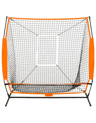 Rete da Allenamento Multisport Baseball Nera 174x76x158,5 cm
