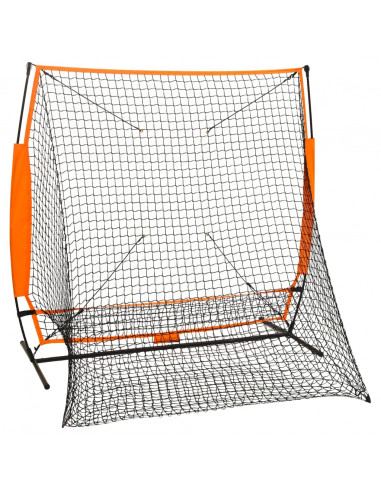 Rete da Allenamento Multisport Baseball Nera 174x76x158,5 cm
