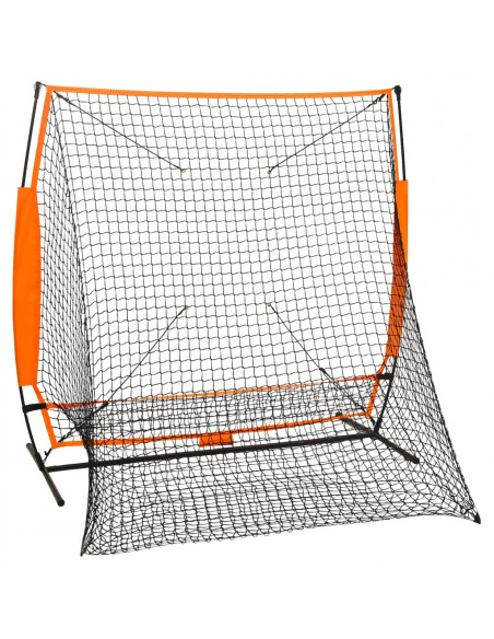 Rete da Allenamento Multisport Baseball Nera 174x76x158,5 cm