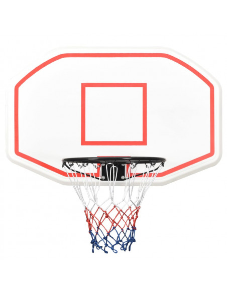 Tabellone da Pallacanestro Bianco 109x71x3 cm Polietilene
