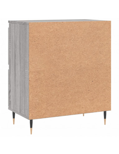 Credenza Grigio Sonoma 60x35x70 cm in Legno Multistrato