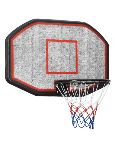 Tabellone da Pallacanestro Nero 109x71x3 cm Polietilene