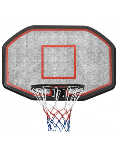 Tabellone da Pallacanestro Nero 109x71x3 cm Polietilene