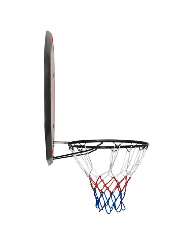 Tabellone da Pallacanestro Nero 109x71x3 cm Polietilene