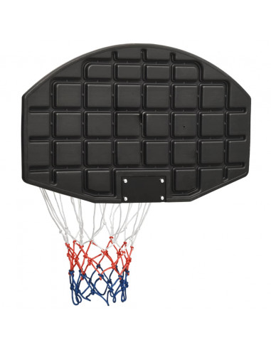 Tabellone da Pallacanestro Nero 71x45x2 cm Polietilene