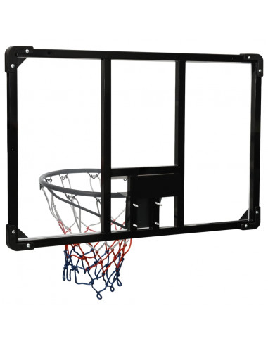Tabellone Pallacanestro Trasparente 90x60x2,5 cm Policarbonato