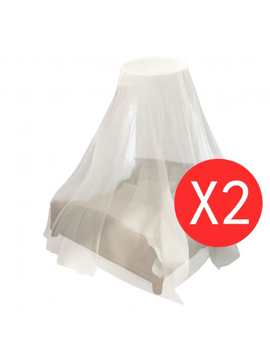 Set zanzariera per letto 56 x 325 x 230 cm 2 pezzi