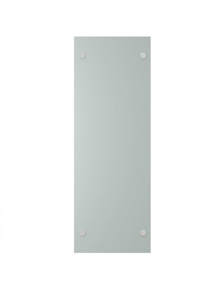 Porta Legna Bianco 40x35x100 cm in Vetro Temperato