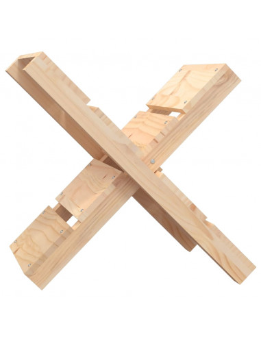 Portaceppi 47x39,5x48 cm in Legno Massello di Pino