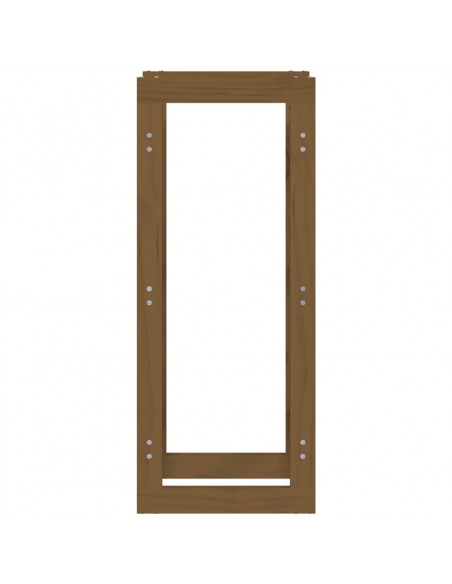 Portalegna Miele 41x25x100 cm in Legno Massello di Pino