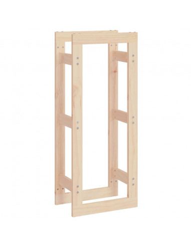 Portalegna 41x25x100 cm in Legno Massello di Pino