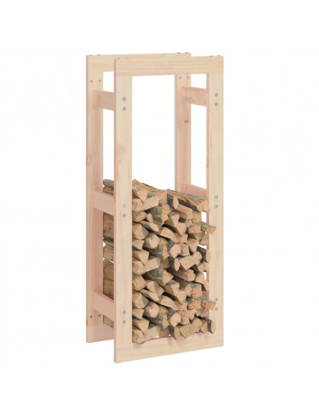 Portalegna 41x25x100 cm in Legno Massello di Pino