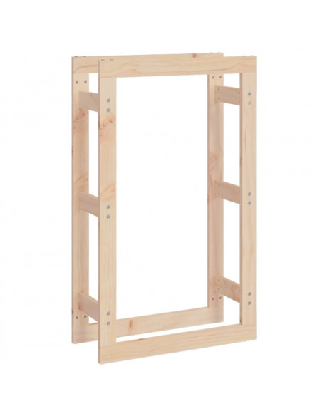 Portalegna 60x25x100 cm in Legno Massello di Pino