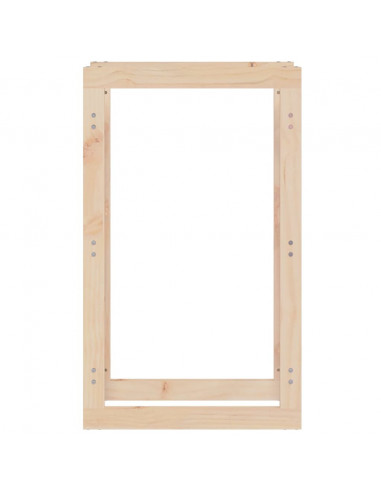 Portalegna 60x25x100 cm in Legno Massello di Pino