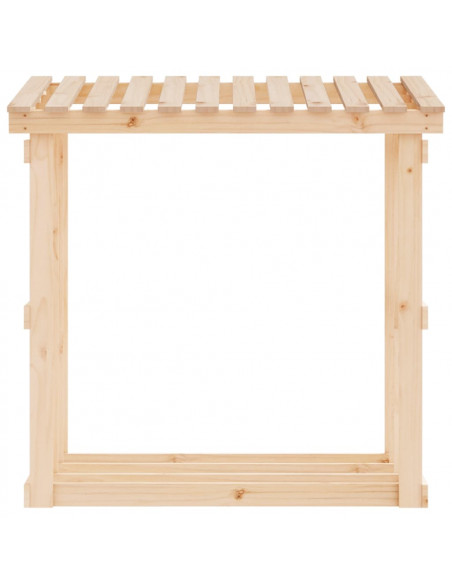 Portalegna 108x64,5x109 cm in Legno Massello di Pino