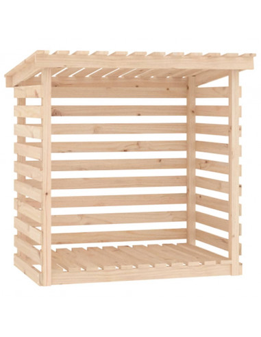 Portalegna 108x73x108 cm in Legno Massello di Pino