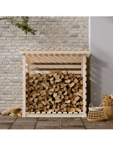 Portalegna 108x73x108 cm in Legno Massello di Pino