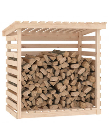 Portalegna 108x73x108 cm in Legno Massello di Pino