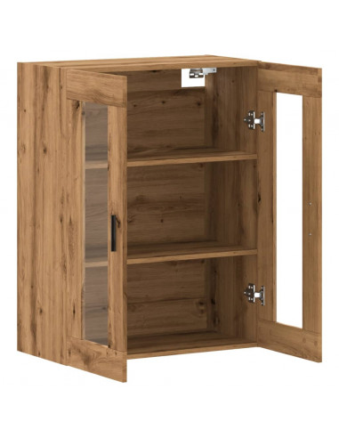 Mobile a Parete Rovere Artigianale 69,5x34x90 cm