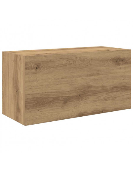 Mobiletto da Bagno Rovere Artigianale 60x25x30 cm Truciolato