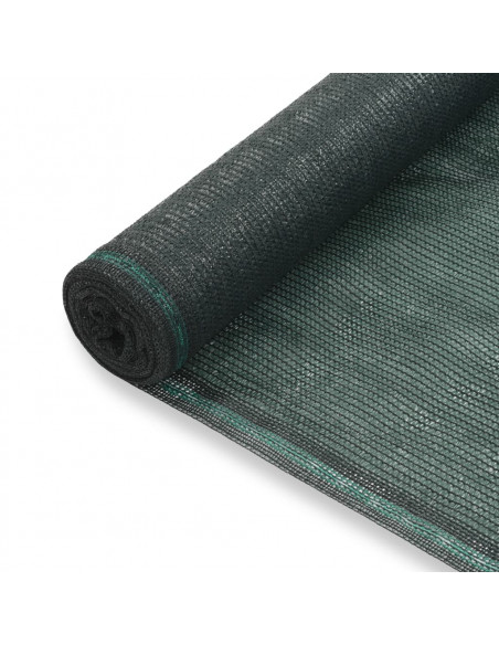 Schermo di Recinzione per Campo da Tennis HDPE 1,8x25 m Verde