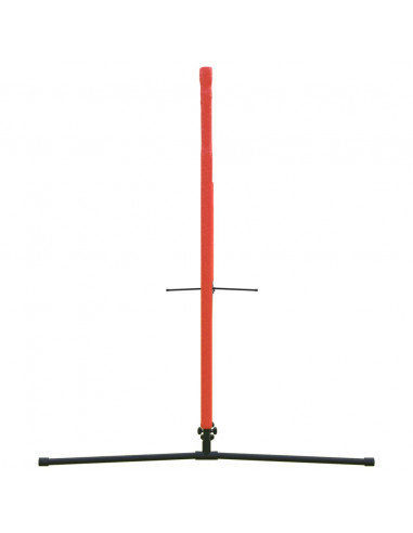 Rete da Tennis Nera e Rossa 600x100x87 cm in Poliestere