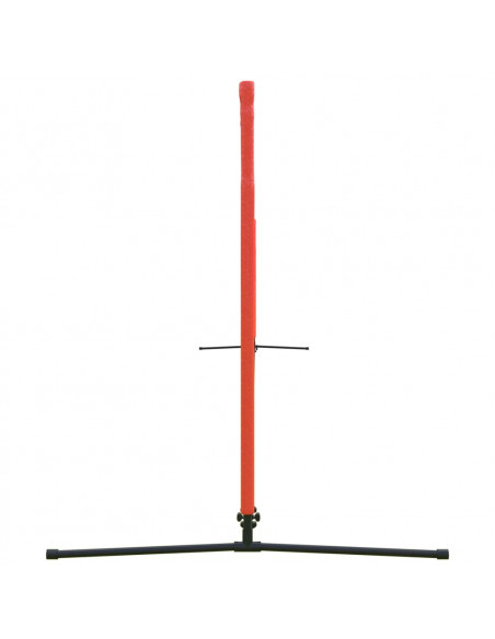 Rete da Tennis Nera e Rossa 500x100x87 cm in Poliestere