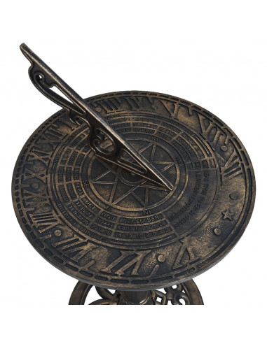 Meridiana Bronzo 35,5x82 cm in Plastica