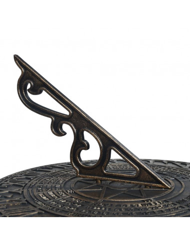 Meridiana Bronzo 35,5x82 cm in Plastica