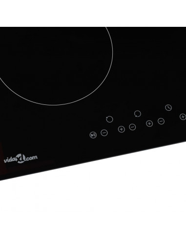 Piano Cottura in Ceramica con 4 Zone e Controlli Touch 6000 W