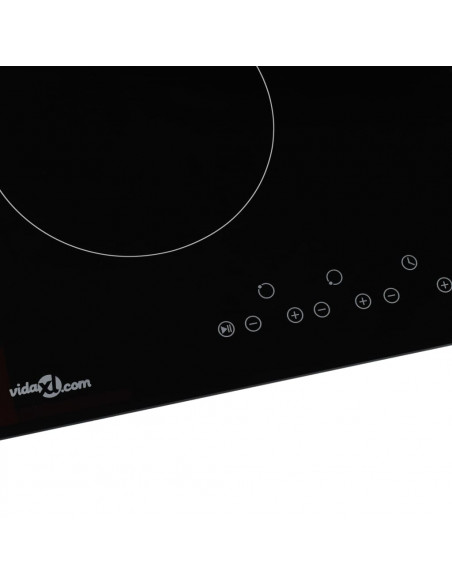 Piano Cottura in Ceramica con 4 Zone e Controlli Touch 6000 W