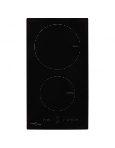 Piano Cottura a Induzione 2 Zone e Controlli Touch Vetro 3500 W