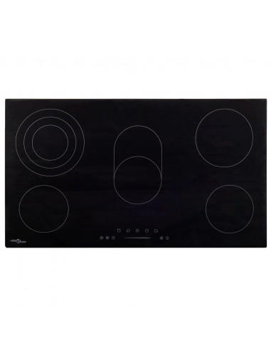 Piano Cottura in Ceramica 5 Zone e Controlli Touch 77 cm 8500 W