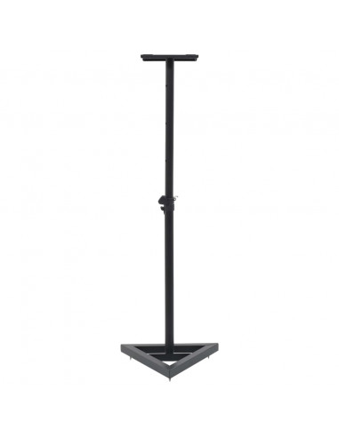 Supporti per Casse Spia da Studio 2 pz Nero in Acciaio