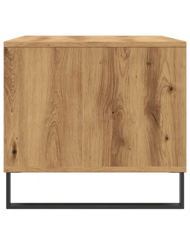 Tavolino Salotto Rovere Artigianale 90x49x45 cm Multistrato