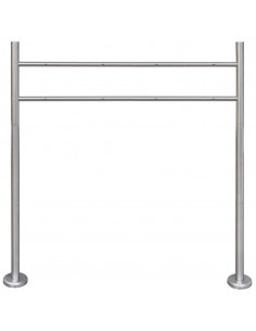 Supporto per 2 casette della posta in acciaio inossidabile 2