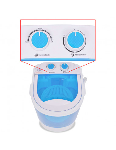 Mini Lavatrice a Vaschetta Singola 2,6 kg