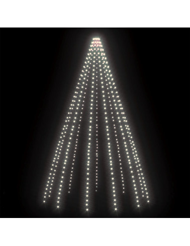 Luci per Albero 500 LED Bianco Freddo 500 cm Interno Esterno