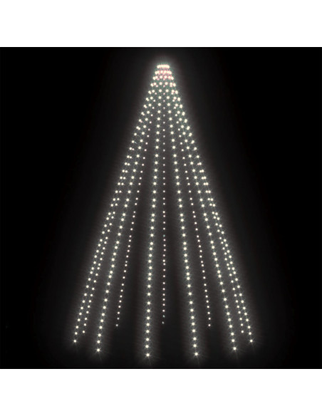 Luci per Albero 500 LED Bianco Freddo 500 cm Interno Esterno