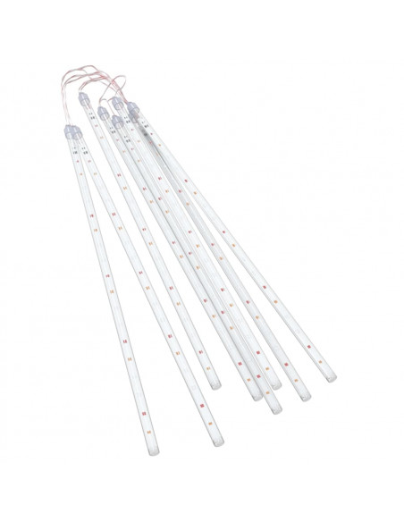 Luci Meteoriche 8 pz 50 cm Colorate 288 LED Interni Esterni