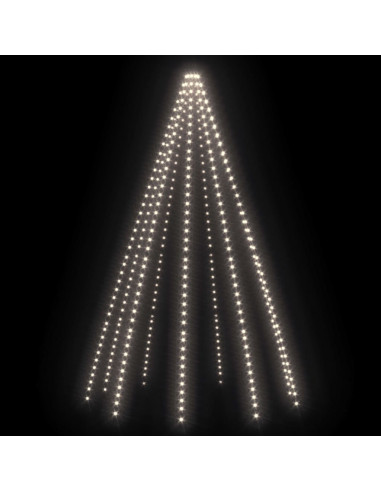 Rete di Luce per Albero di Natale 400 LED Bianco Freddo 400 cm