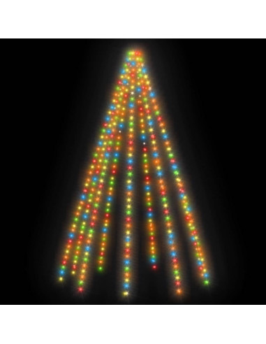 Rete di Luce per Albero di Natale 400 LED Multicolori 400 cm