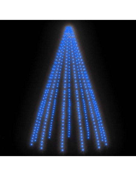 Luci per Albero 500 LED Blu 500 cm Interno Esterno