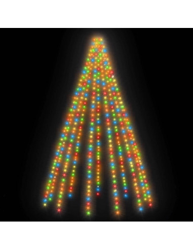 Luci per Albero 500 LED Multicolori 500 cm Interno Esterno
