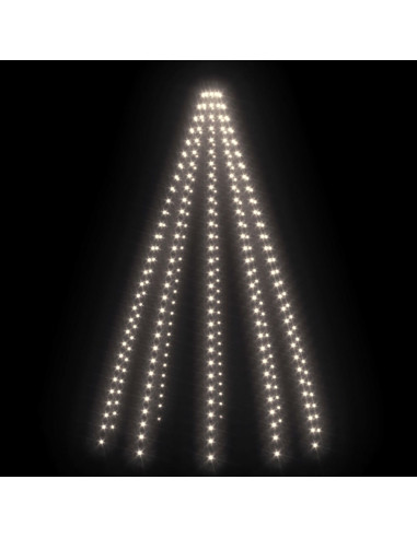 Rete di Luce per Albero di Natale 300 LED Bianco Freddo 300 cm